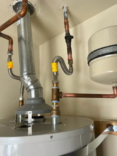 Water heater installation and plumbing repair in Sheffield Lake